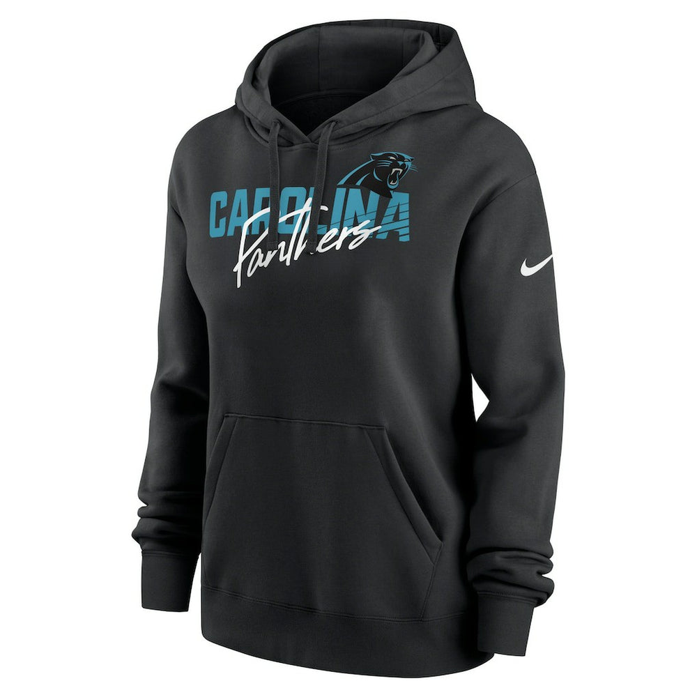 Women's Wordmark Club Fleece Pullover Hoodie - Carolina Panthers