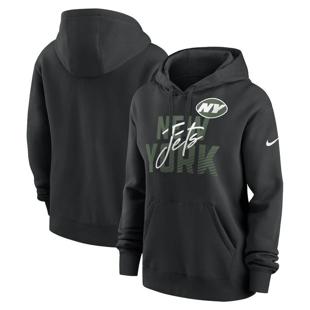 Women's Wordmark Club Fleece Pullover Hoodie - New York Jets