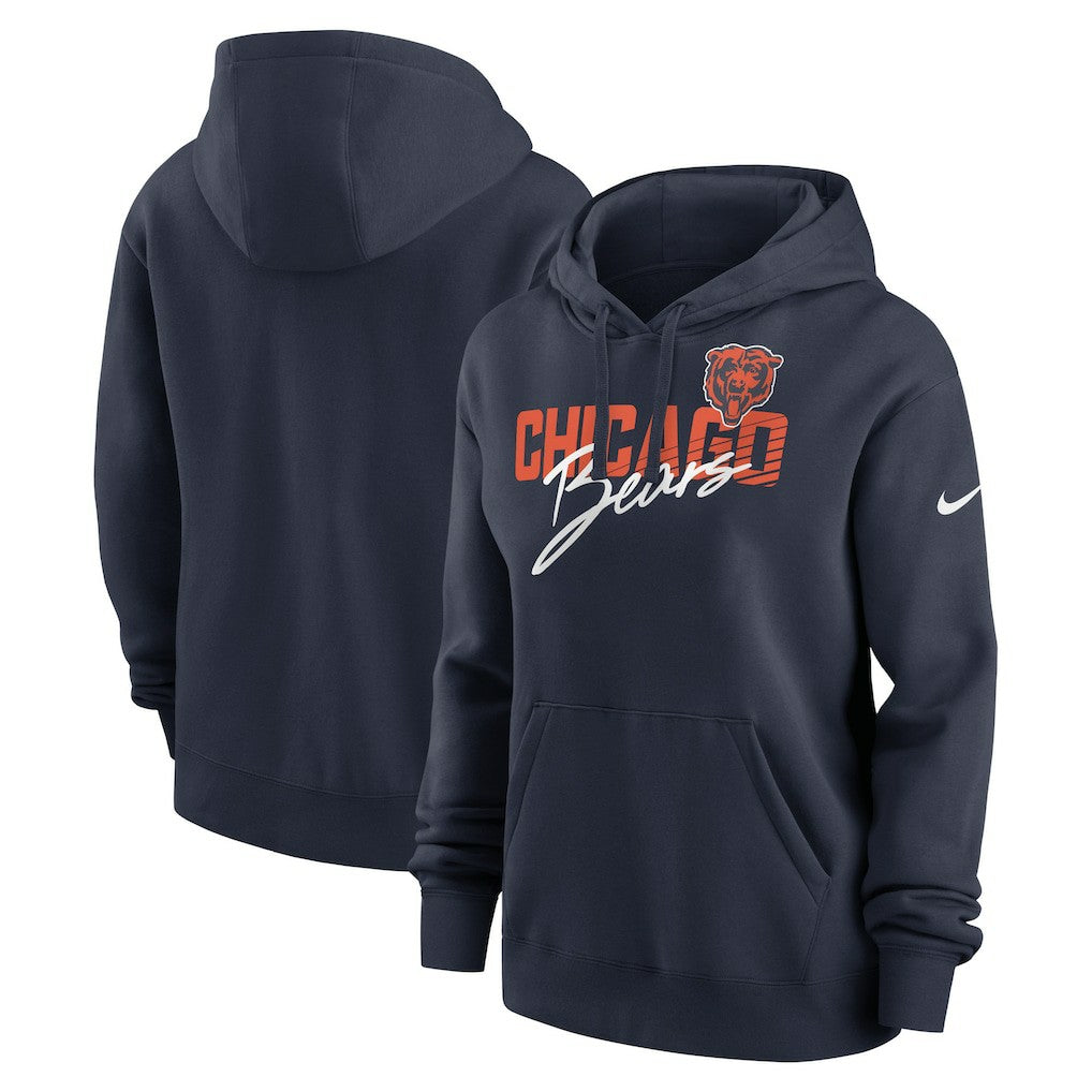 Women's Wordmark Club Fleece Pullover Hoodie - Chicago Bears