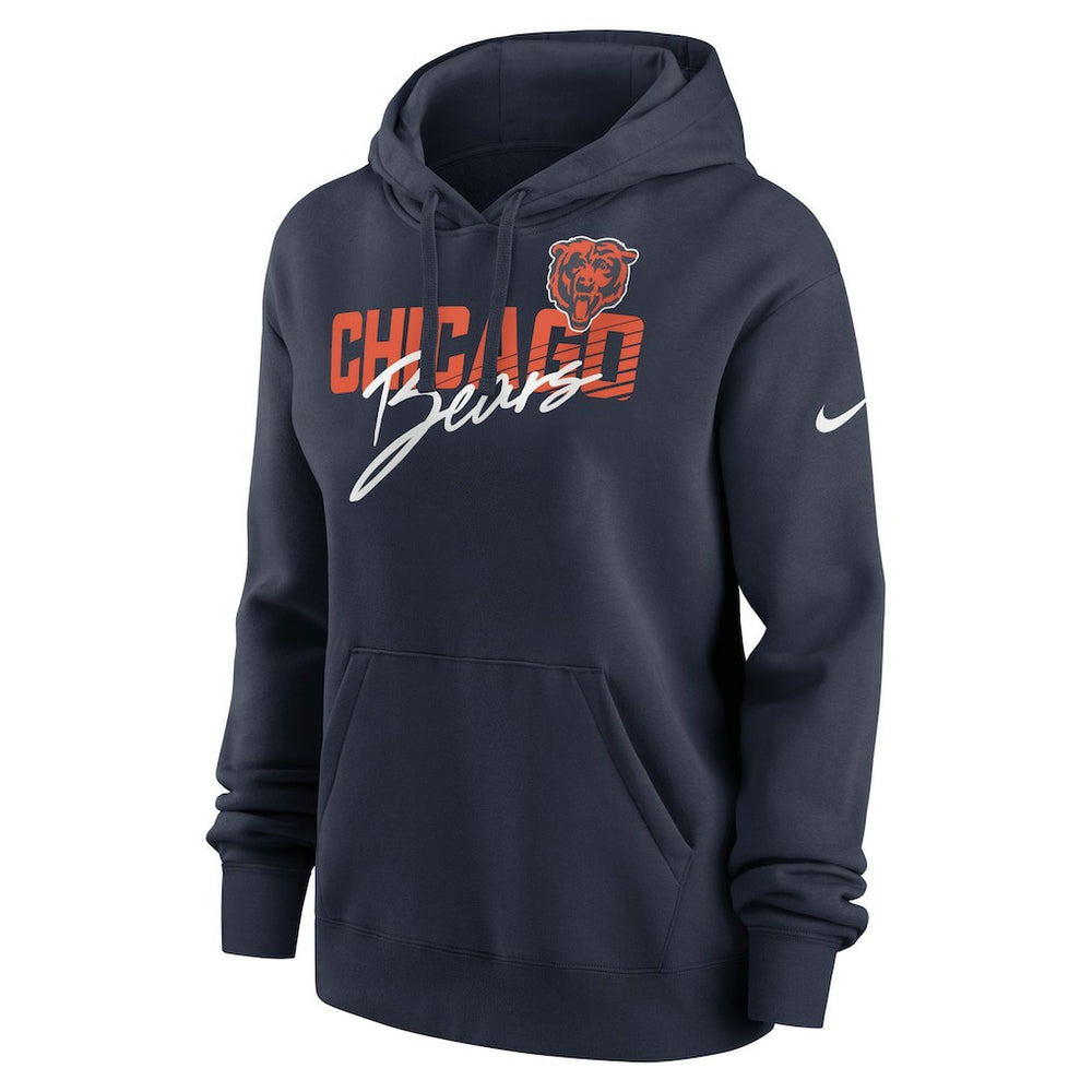 Women's Wordmark Club Fleece Pullover Hoodie - Chicago Bears