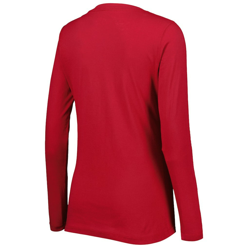 G-III 4Her by Carl Banks Women's Post Season Long Sleeve V-Neck T-Shirt - Arizona Cardinals