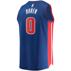 NBA Jalen Duren Detroit Pistons Fast Break Replica Jersey sale