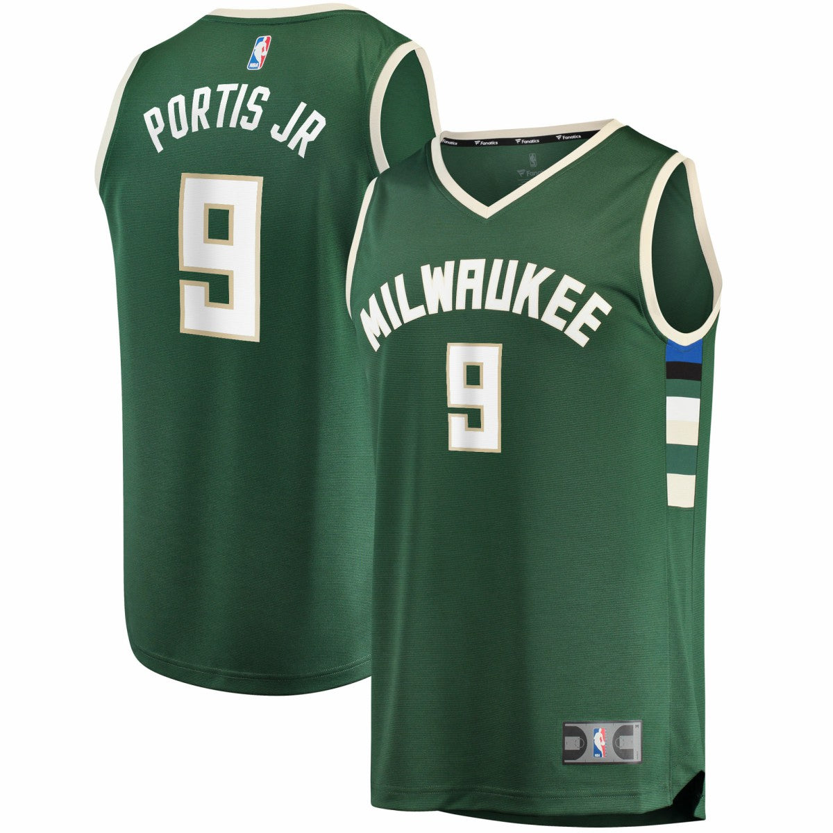 NBA Bobby Portis Milwaukee Bucks Fast Break Replica Jersey