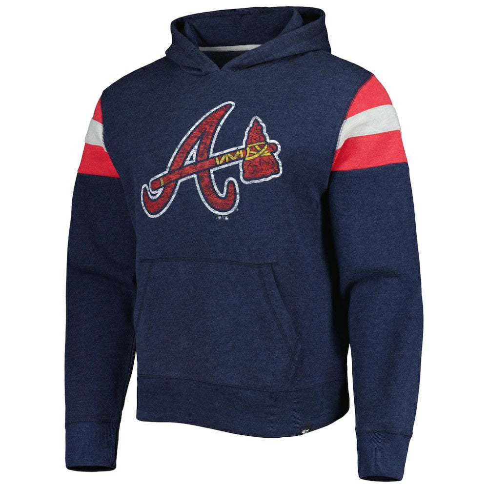 MLB Atlanta Braves '47 Premier Nico Pullover Hoodie