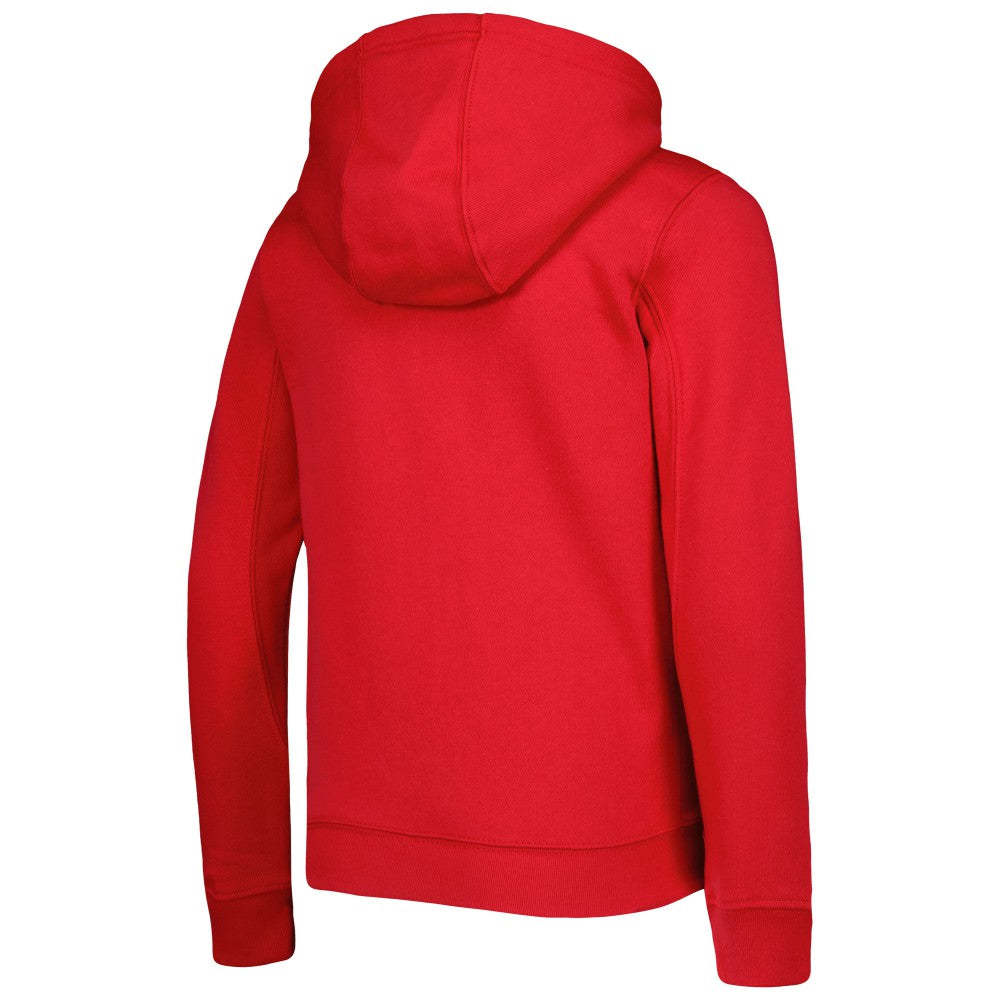 MLB Los Angeles Angels Youth Wordmark Full-Zip Fleece Hoodie