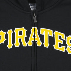 MLB Pittsburgh Pirates Youth Wordmark Full-Zip Fleece Hoodie