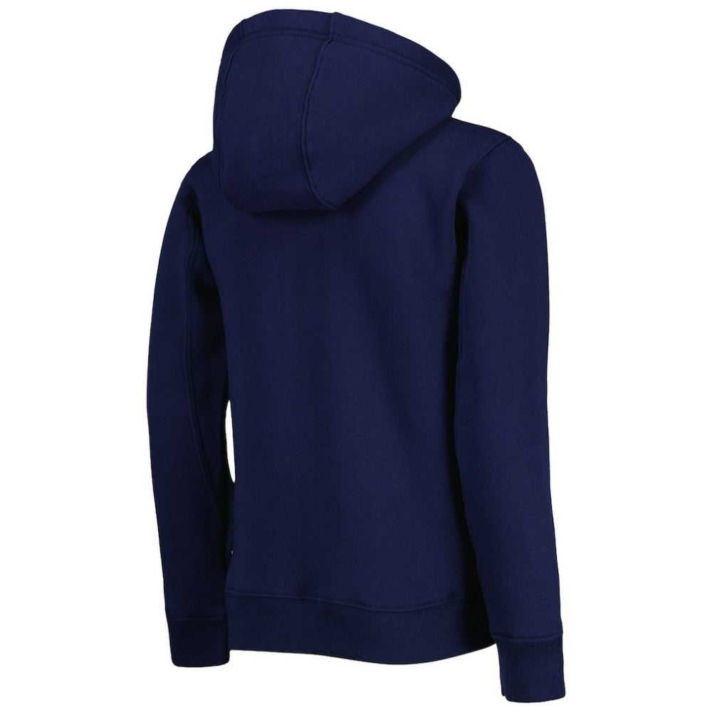 MLB New York Yankees Youth Wordmark Full-Zip Fleece Hoodie