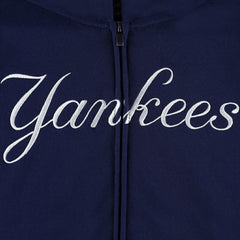 MLB New York Yankees Youth Wordmark Full-Zip Fleece Hoodie