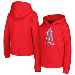 MLB Los Angeles Angels Youth Team Primary Logo Pullover Hoodie