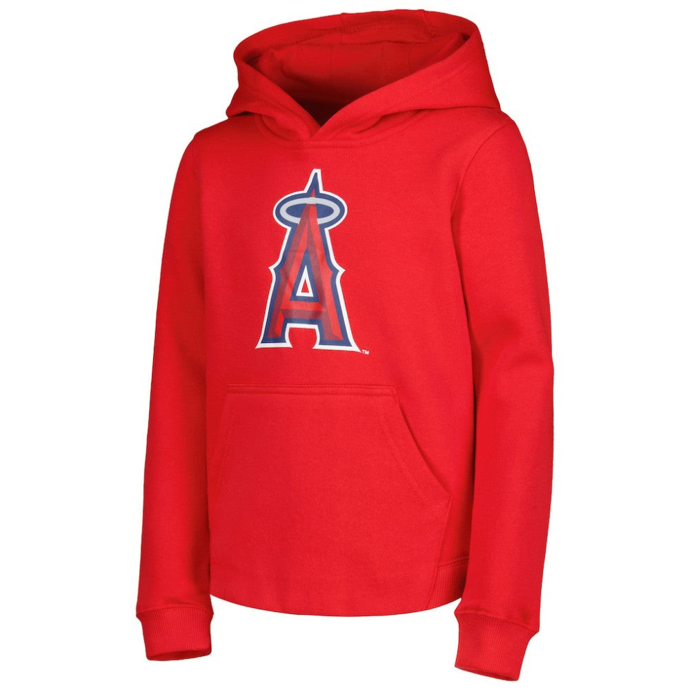 MLB Los Angeles Angels Youth Team Primary Logo Pullover Hoodie
