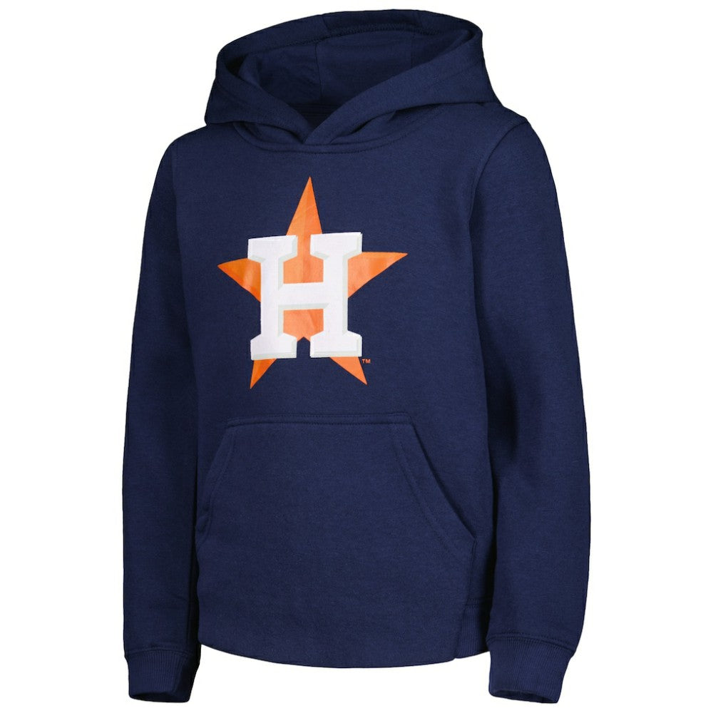 MLB Houston Astros Youth Team Primary Logo Pullover Hoodie