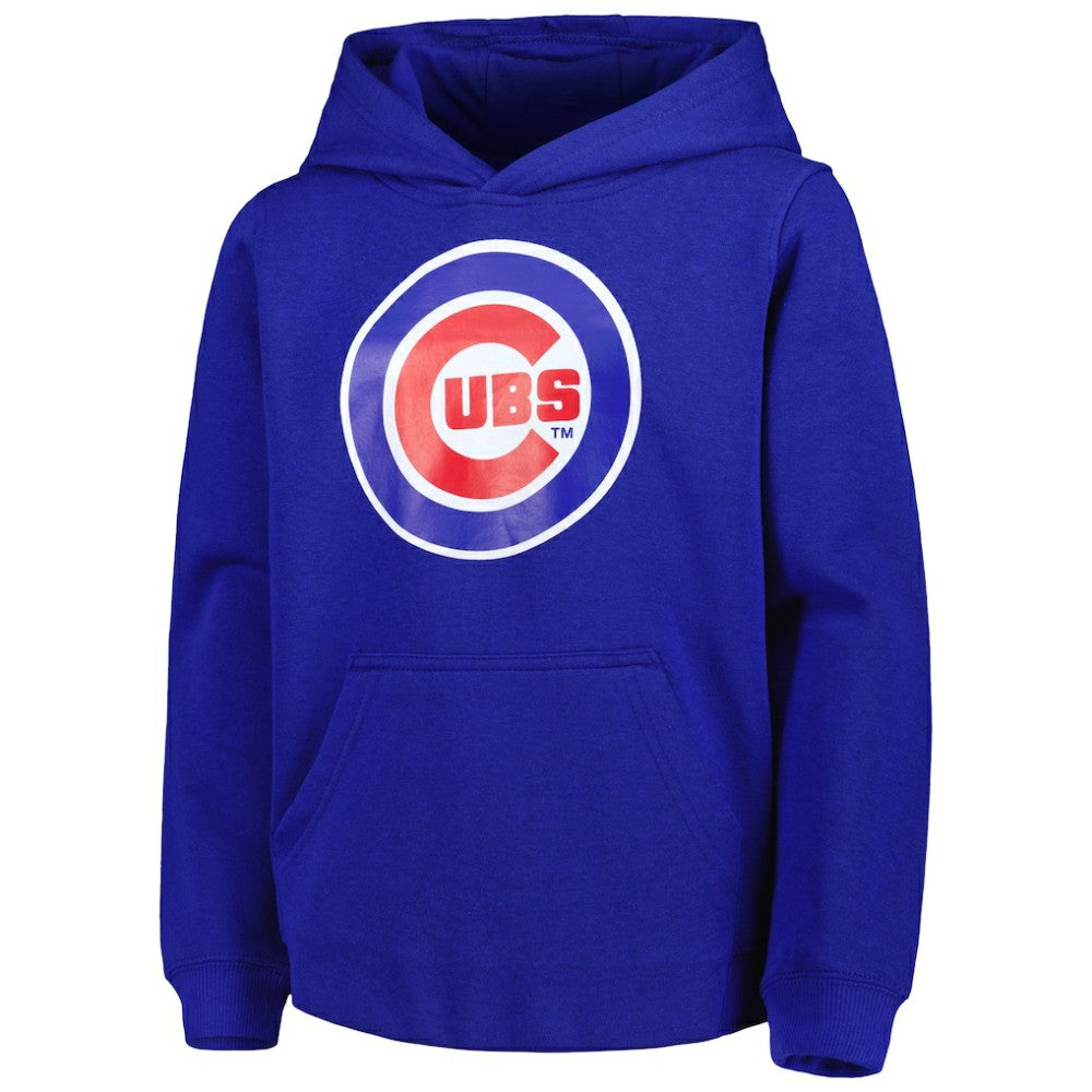 MLB Chicago Cubs Youth Team Primary Logo Pullover Hoodie