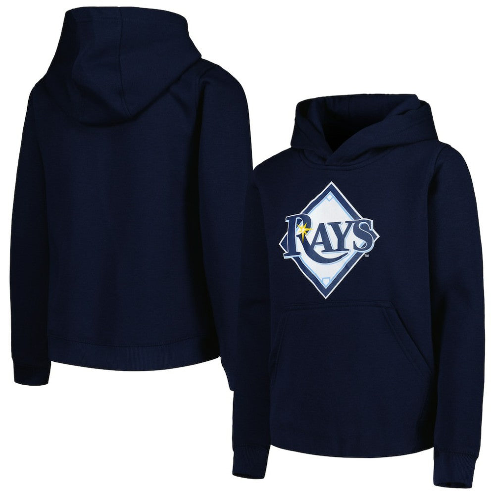 MLB Tampa Bay Rays Youth Team Primary Logo Pullover Hoodie