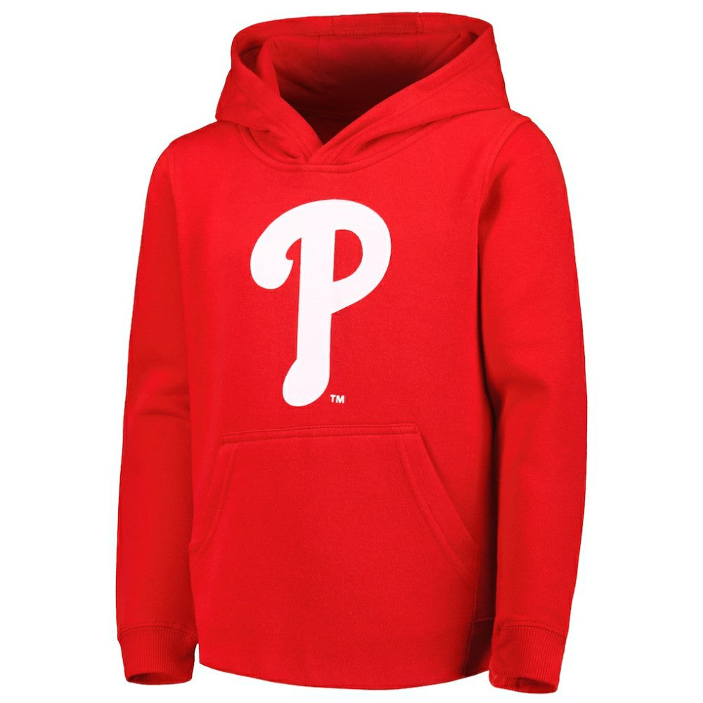 MLB Philadelphia Phillies Youth Team Primary Logo Pullover Hoodie