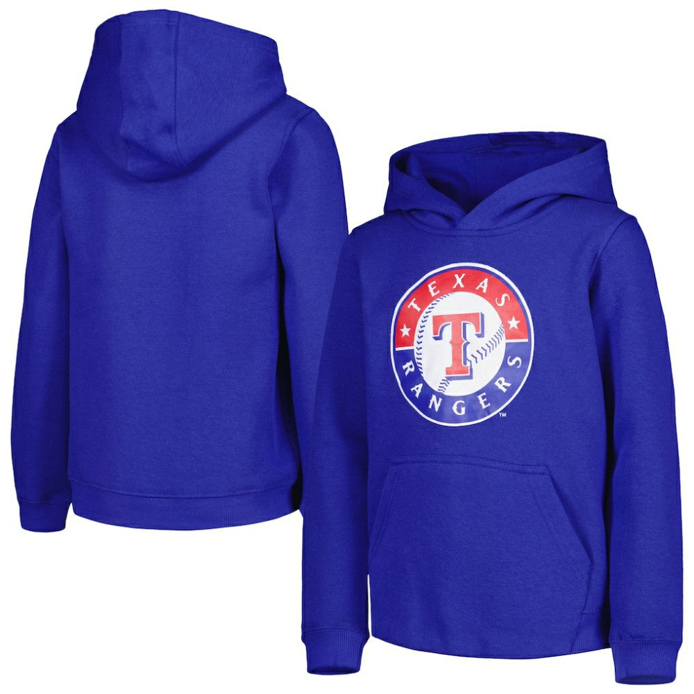MLB Texas Rangers Youth Team Primary Logo Pullover Hoodie