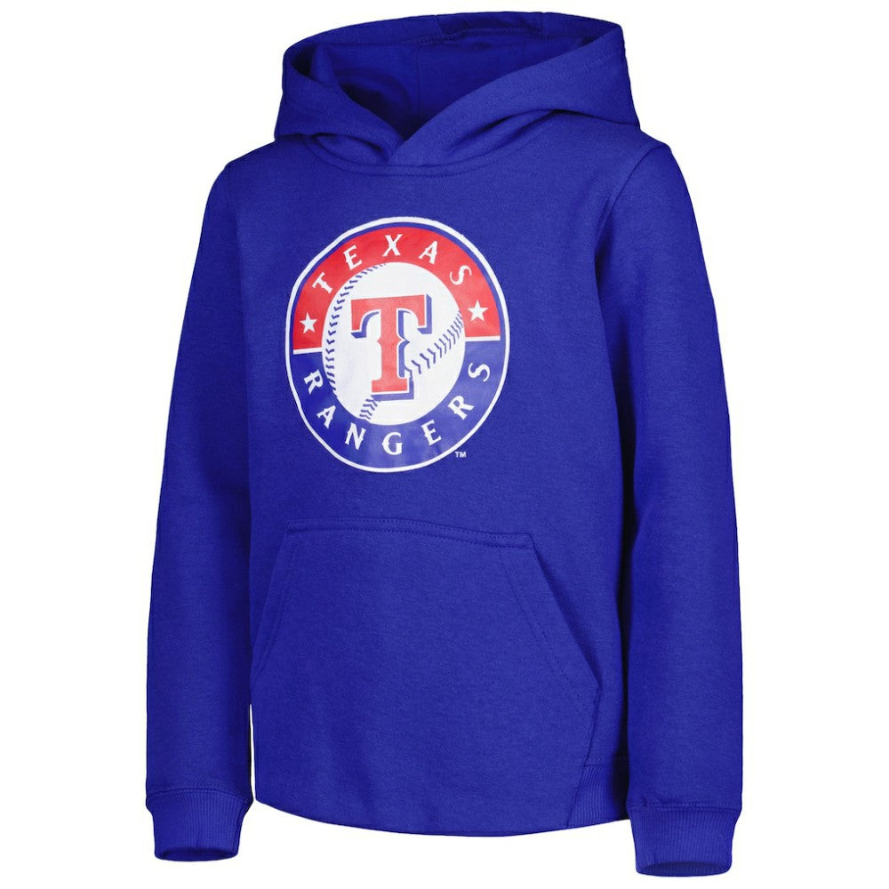 MLB Texas Rangers Youth Team Primary Logo Pullover Hoodie