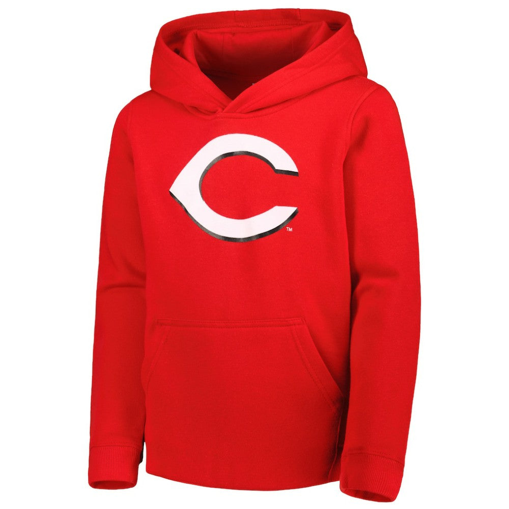 MLB Cincinnati Reds Youth Team Primary Logo Pullover Hoodie