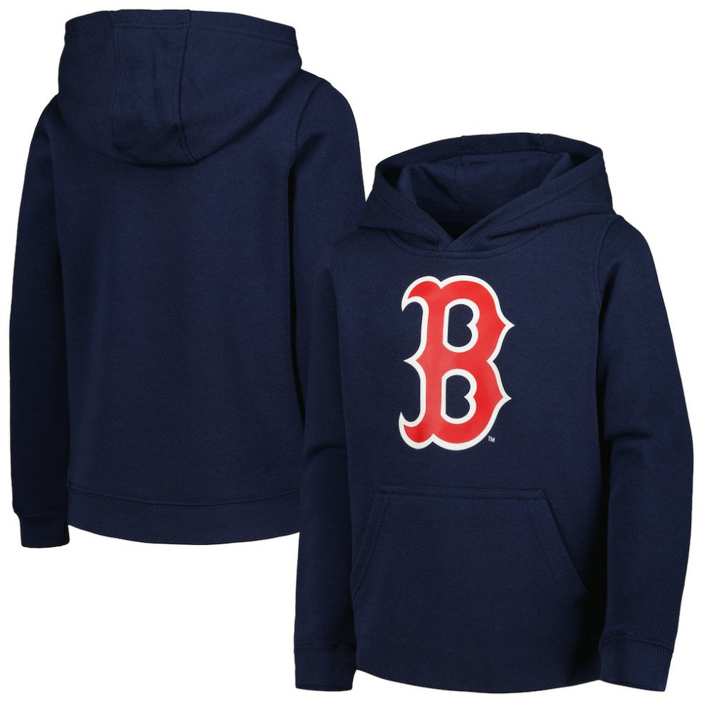 MLB Boston Red Sox Youth Team Primary Logo Pullover Hoodie