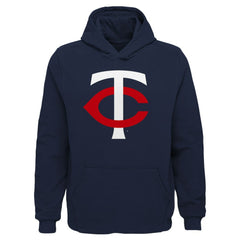 MLB Minnesota Twins Youth Team Primary Logo Pullover Hoodie