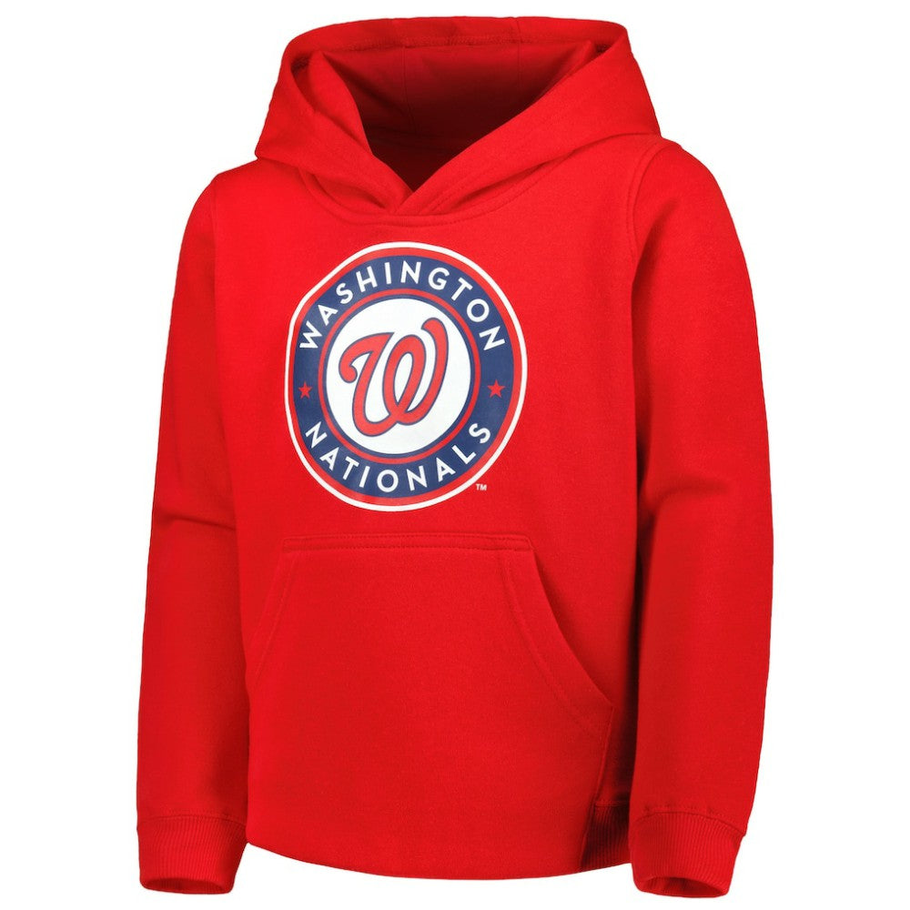 MLB Washington Nationals Youth Team Primary Logo Pullover Hoodie