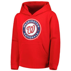 MLB Washington Nationals Youth Team Primary Logo Pullover Hoodie