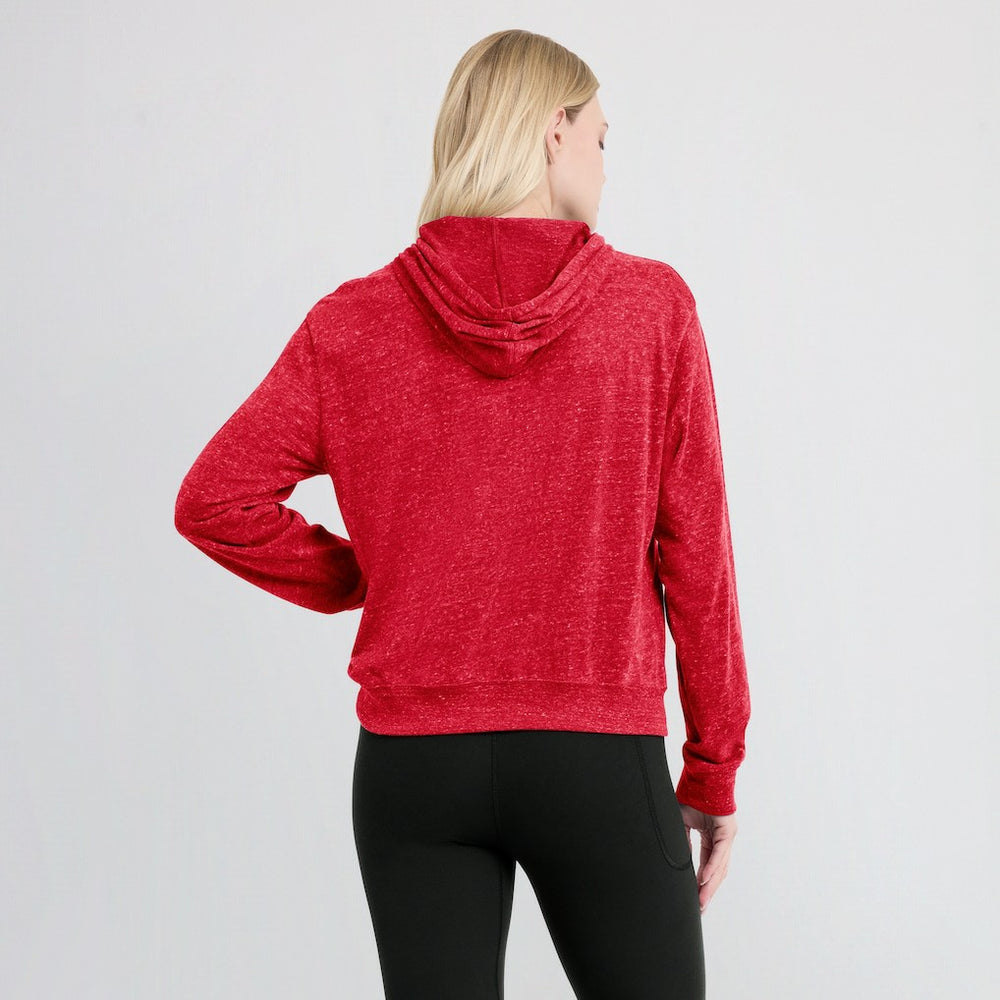 Women's Rewind Gym Vintage Lightweight Pullover Hoodie - Atlanta Falcons