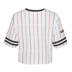 MLB San Francisco Giants Girls Youth Ball Striped T-Shirt