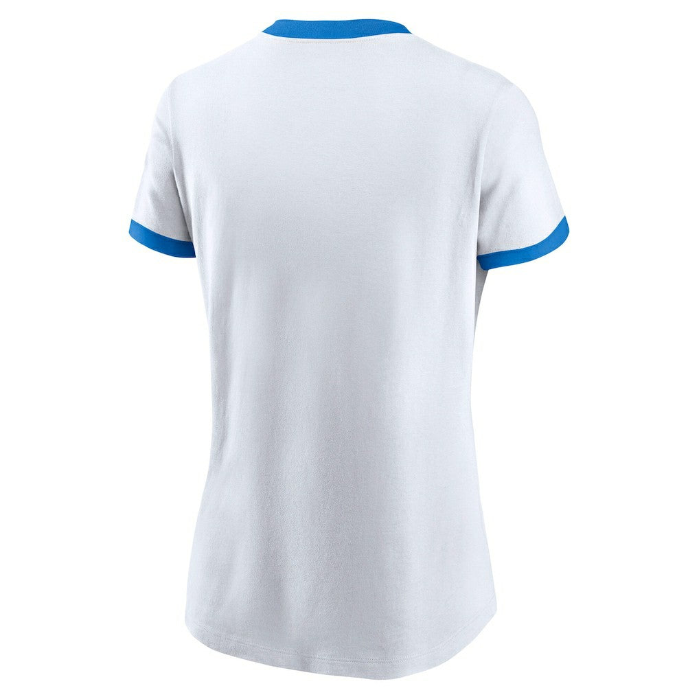 Women's Rewind Ringer Tri-Blend T-Shirt - Los Angeles Chargers