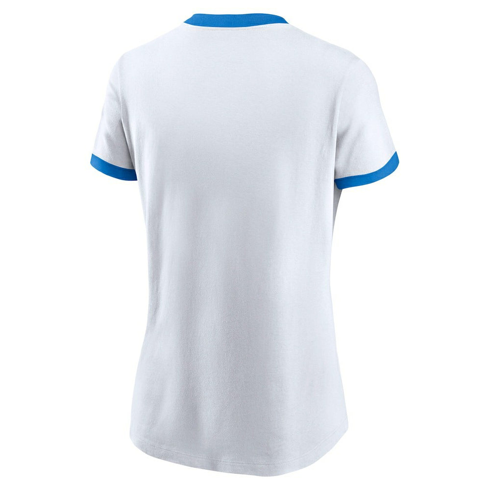 Women's Rewind Ringer Tri-Blend T-Shirt - Los Angeles Chargers
