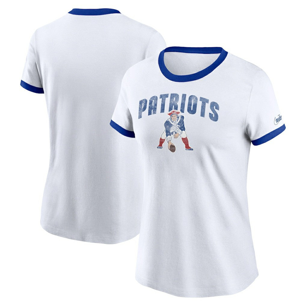 Women's Rewind Ringer T-Shirt - New England Patriots