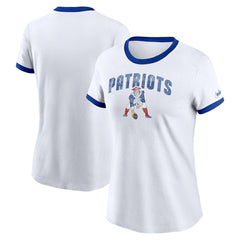 Women's Rewind Ringer T-Shirt - New England Patriots