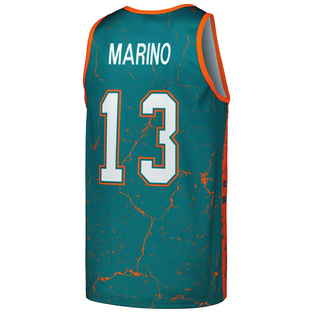 Dan Marino  1990 Player Burst Tank Top - Miami Dolphins