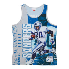 Barry Sanders  1991 Player Burst Tank Top - Detroit Lions