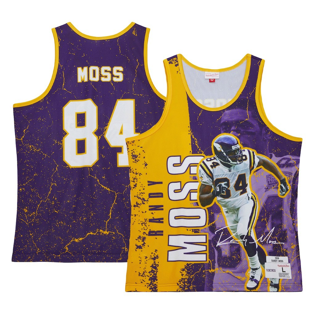 Randy Moss  1998 Player Burst Tank Top - Minnesota Vikings