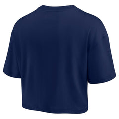 MLB Boston Red Sox Fanatics Women's Elements Super Soft Boxy Cropped T-Shirt