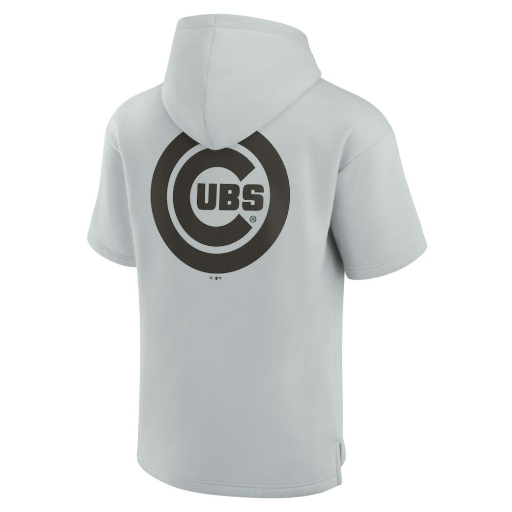 MLB Chicago Cubs Fanatics Unisex Elements Super Soft Fleece Short Sleeve Pullover Hoodie