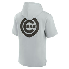 MLB Chicago Cubs Fanatics Unisex Elements Super Soft Fleece Short Sleeve Pullover Hoodie