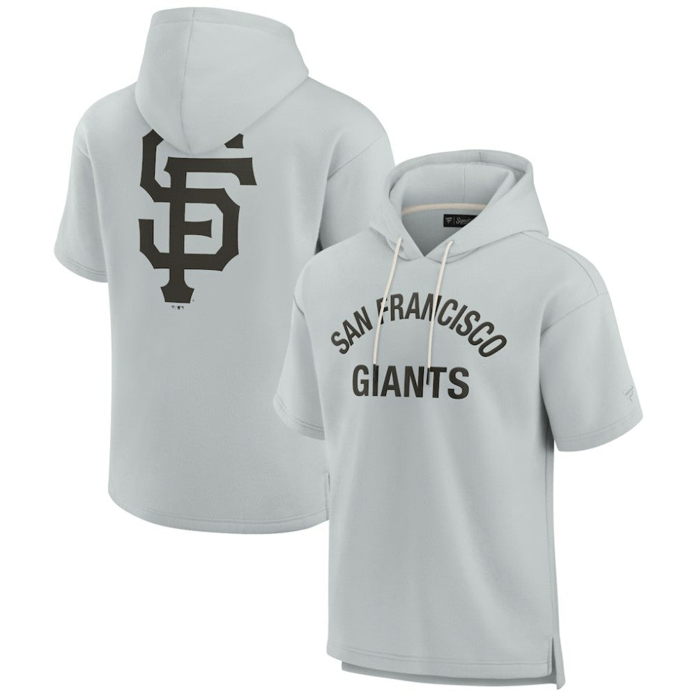 MLB San Francisco Giants Fanatics Unisex Elements Super Soft Fleece Short Sleeve Pullover Hoodie