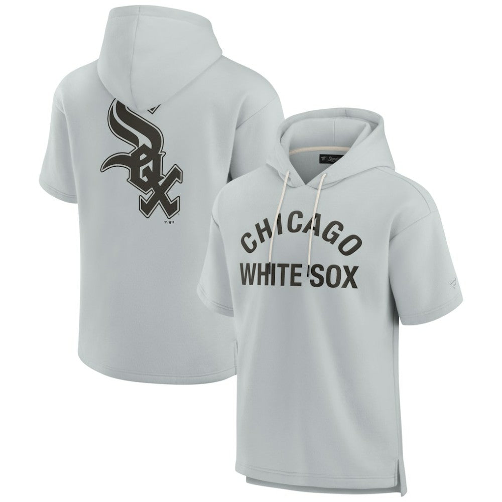 MLB Chicago White Sox Fanatics Unisex Elements Super Soft Fleece Short Sleeve Pullover Hoodie