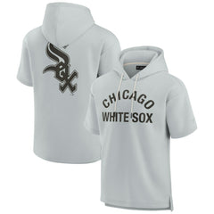 MLB Chicago White Sox Fanatics Unisex Elements Super Soft Fleece Short Sleeve Pullover Hoodie
