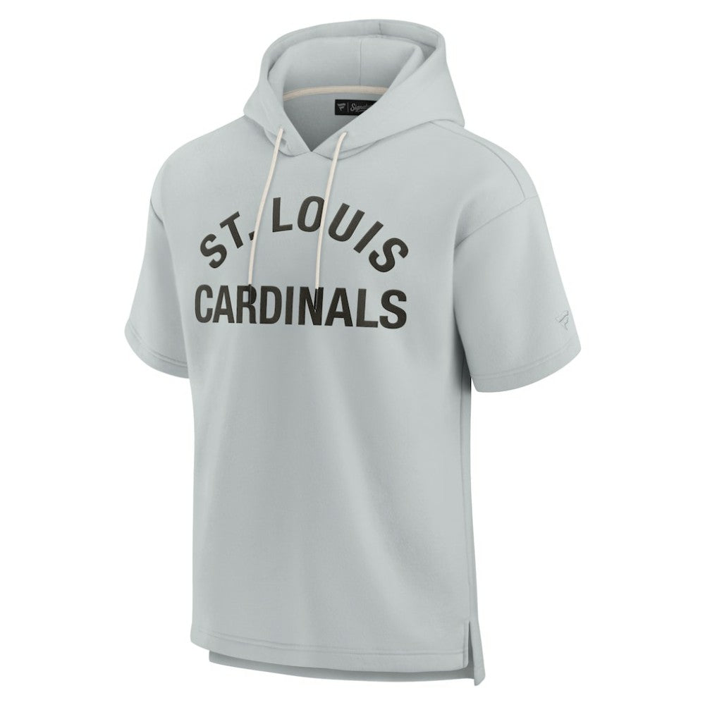 MLB St. Louis Cardinals Fanatics Unisex Elements Super Soft Fleece Short Sleeve Pullover Hoodie