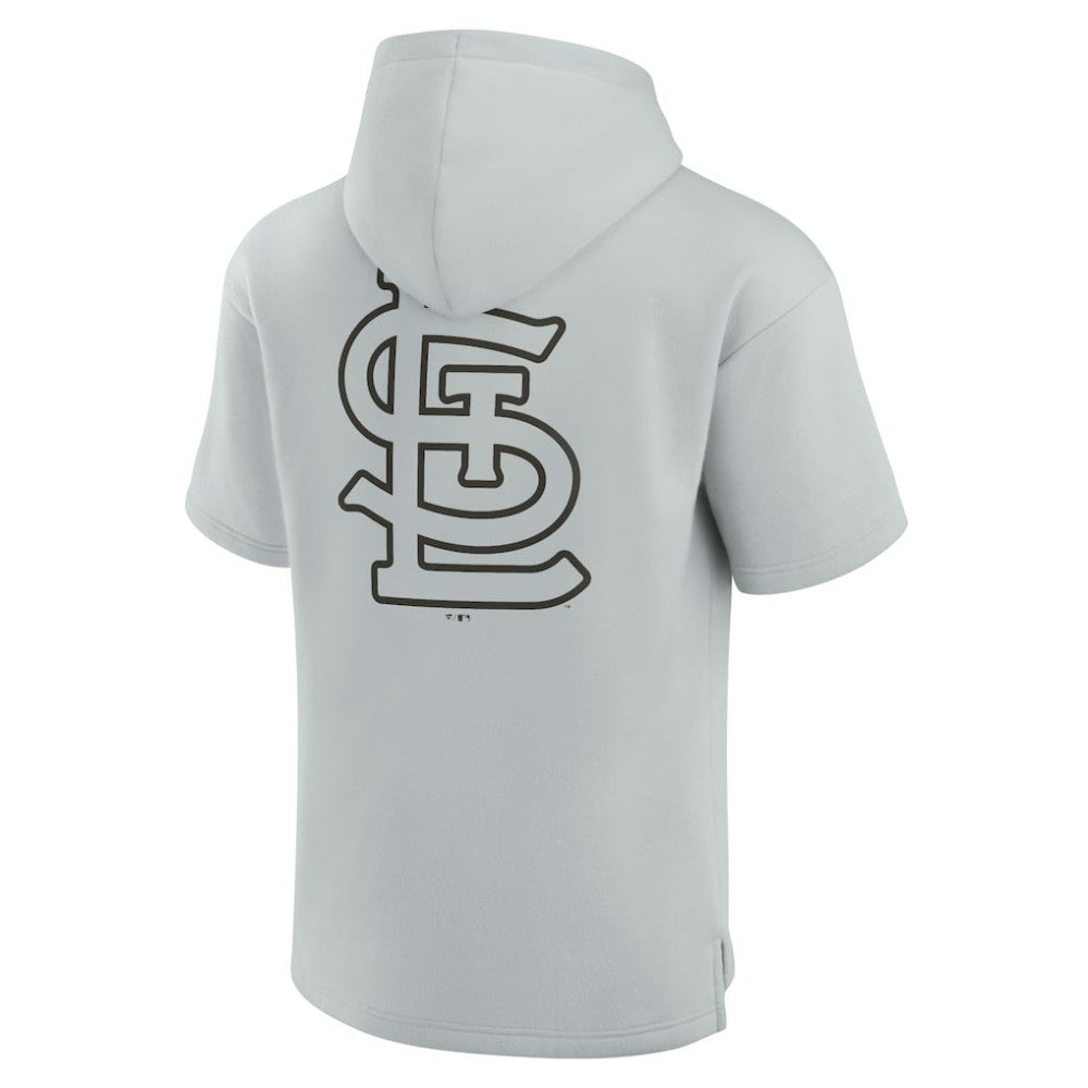 MLB St. Louis Cardinals Fanatics Unisex Elements Super Soft Fleece Short Sleeve Pullover Hoodie