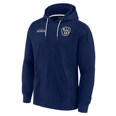 MLB Milwaukee Brewers Fanatics Unisex Elements Super Soft Fleece Pullover Hoodie