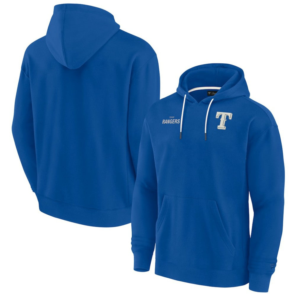MLB Texas Rangers Fanatics Unisex Elements Super Soft Fleece Pullover Hoodie