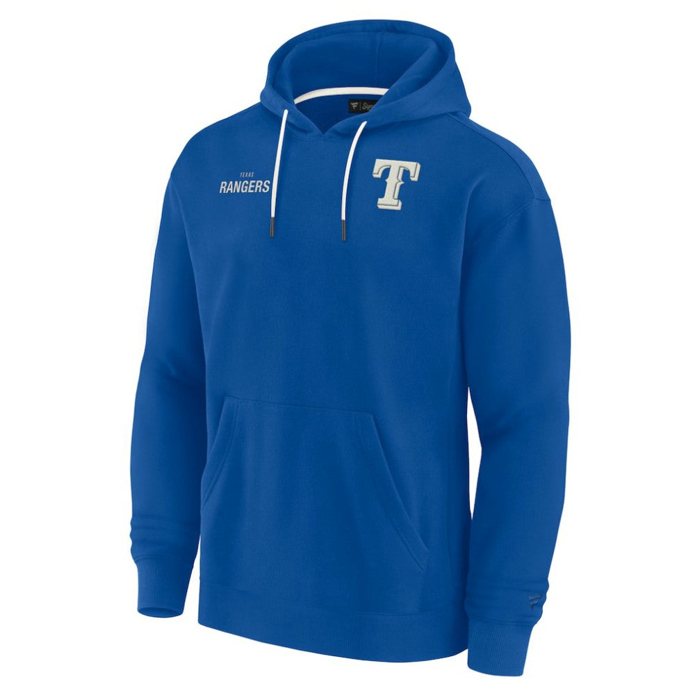 MLB Texas Rangers Fanatics Unisex Elements Super Soft Fleece Pullover Hoodie