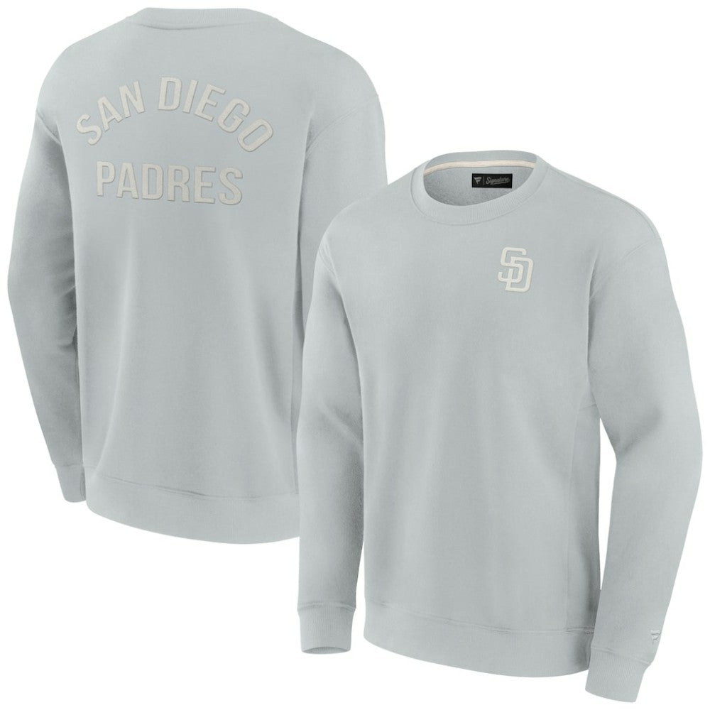 MLB San Diego Padres Fanatics Unisex Super Soft Pullover Crew Sweatshirt