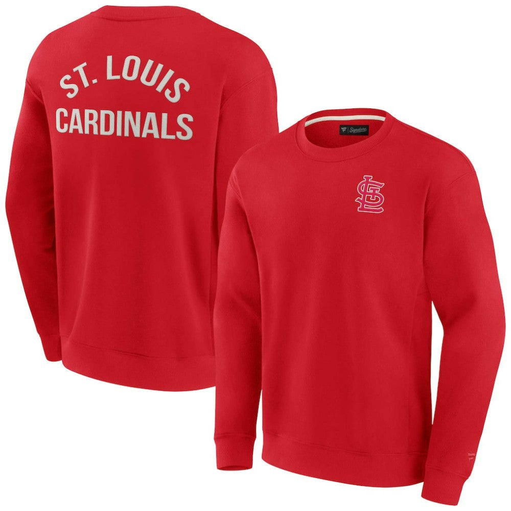 MLB St. Louis Cardinals Fanatics Unisex Super Soft Pullover Crew Sweatshirt