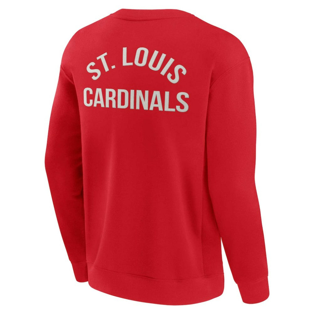 MLB St. Louis Cardinals Fanatics Unisex Super Soft Pullover Crew Sweatshirt