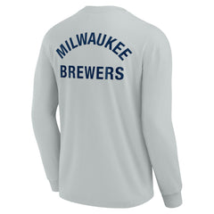 MLB Milwaukee Brewers Fanatics Unisex Elements Super Soft Long Sleeve T-Shirt