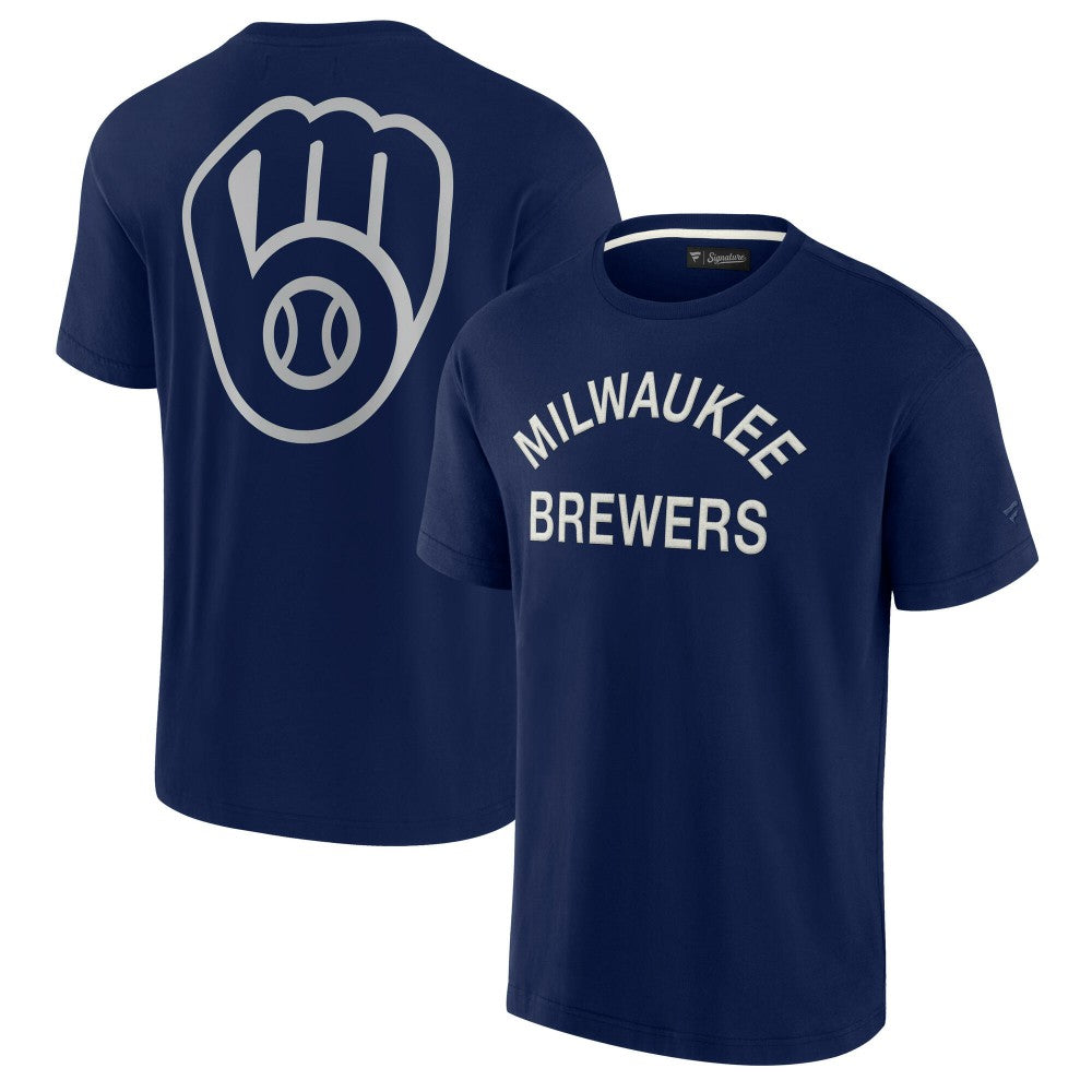 MLB Milwaukee Brewers Fanatics Unisex Elements Super Soft Short Sleeve T-Shirt